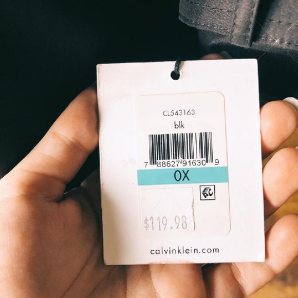 NWT Calvin Klein black trench coat with hood - Picture 4 of 9